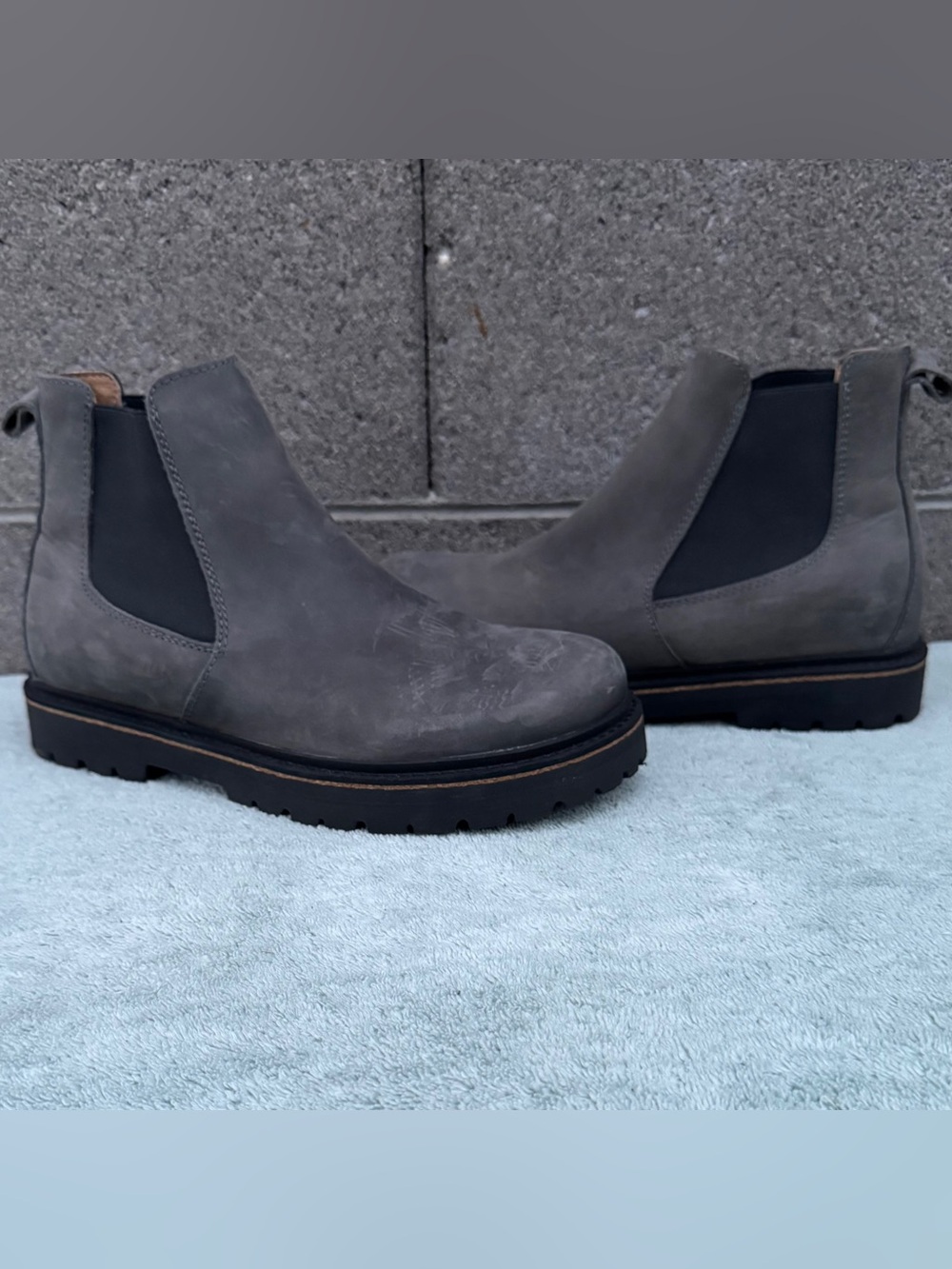 BIRKENSTOCK STALON CHELSEA WOMEN BOOTS GRAPHITE Size US 7-7.5